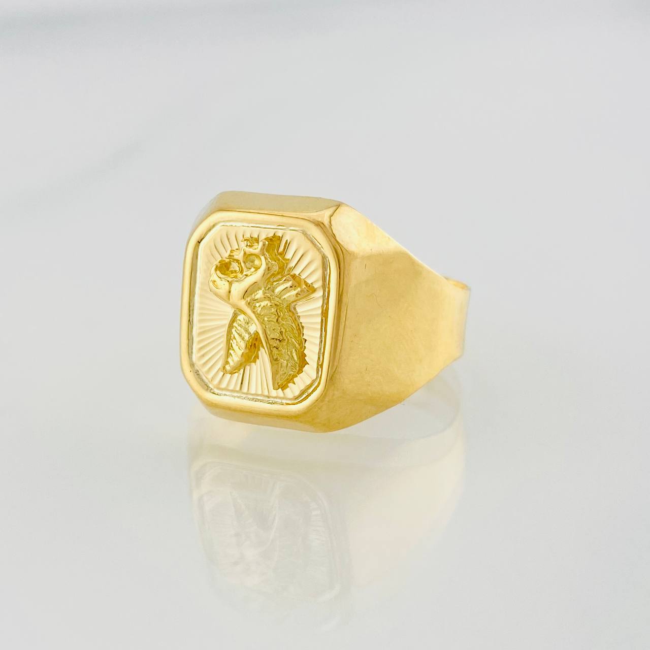 Anillo Aguila 4g / T9 3/4 Oro Amarillo 18K