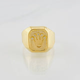 Anillo Corona 3.95g / T11 1/2 Oro Amarillo 18K