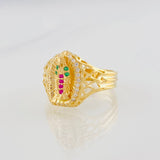 Anillo Virgen de Guadalupe 3.15g / T7 Oro Amarillo 18K
