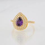 Anillo Lagrima 2.65g / T6 1/4 Oro Amarillo 18K