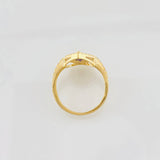 Anillo Lagrima 2.65g / T6 1/4 Oro Amarillo 18K