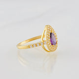 Anillo Lagrima 2.65g / T6 1/4 Oro Amarillo 18K