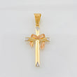 Dije Cruz 2.1g / 4cm Tres Oros 18K