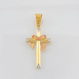 Dije Cruz 2.1g / 4cm Tres Oros 18K