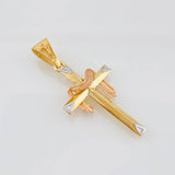 Dije Cruz 2.1g / 4cm Tres Oros 18K