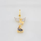 Dije Arcangel San Miguel 1.05g / 2.05cm Tres Oros 18K