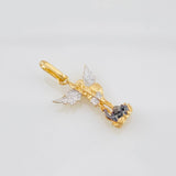 Dije Arcangel San Miguel 1.05g / 2.05cm Tres Oros 18K