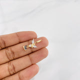 Dije Arcangel San Miguel 1.05g / 2.05cm Tres Oros 18K