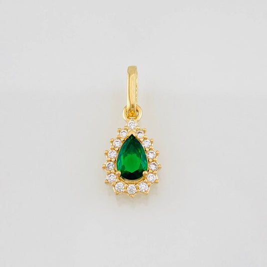 Dije Lagrima 1.1g / 2cm Oro Amarillo 18K