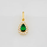 Dije Lagrima 1.1g / 2cm Oro Amarillo 18K