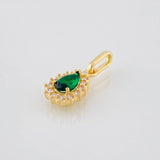 Dije Lagrima 1.1g / 2cm Oro Amarillo 18K