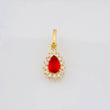 Dije Lagrima 1.1g / 2cm Oro Amarillo 18K