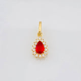 Dije Lagrima 1.1g / 2cm Oro Amarillo 18K