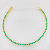 Pulso Tennis 4.05g / 15.05cm / 2.15mm Oro Amarillo 18K
