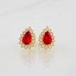 Topos Lagrima 2.35g / 8.04mm Oro Amarillo 18K
