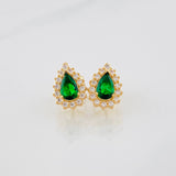 Topos Lagrima 2.4g / 7.91mm Oro Amarillo 18K