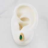 Topos Lagrima 2.4g / 7.91mm Oro Amarillo 18K