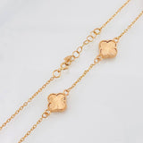 Cadena Aro Seguido Trebol 6.7g / 50cm / 0.9mm Oro Rosa 18K