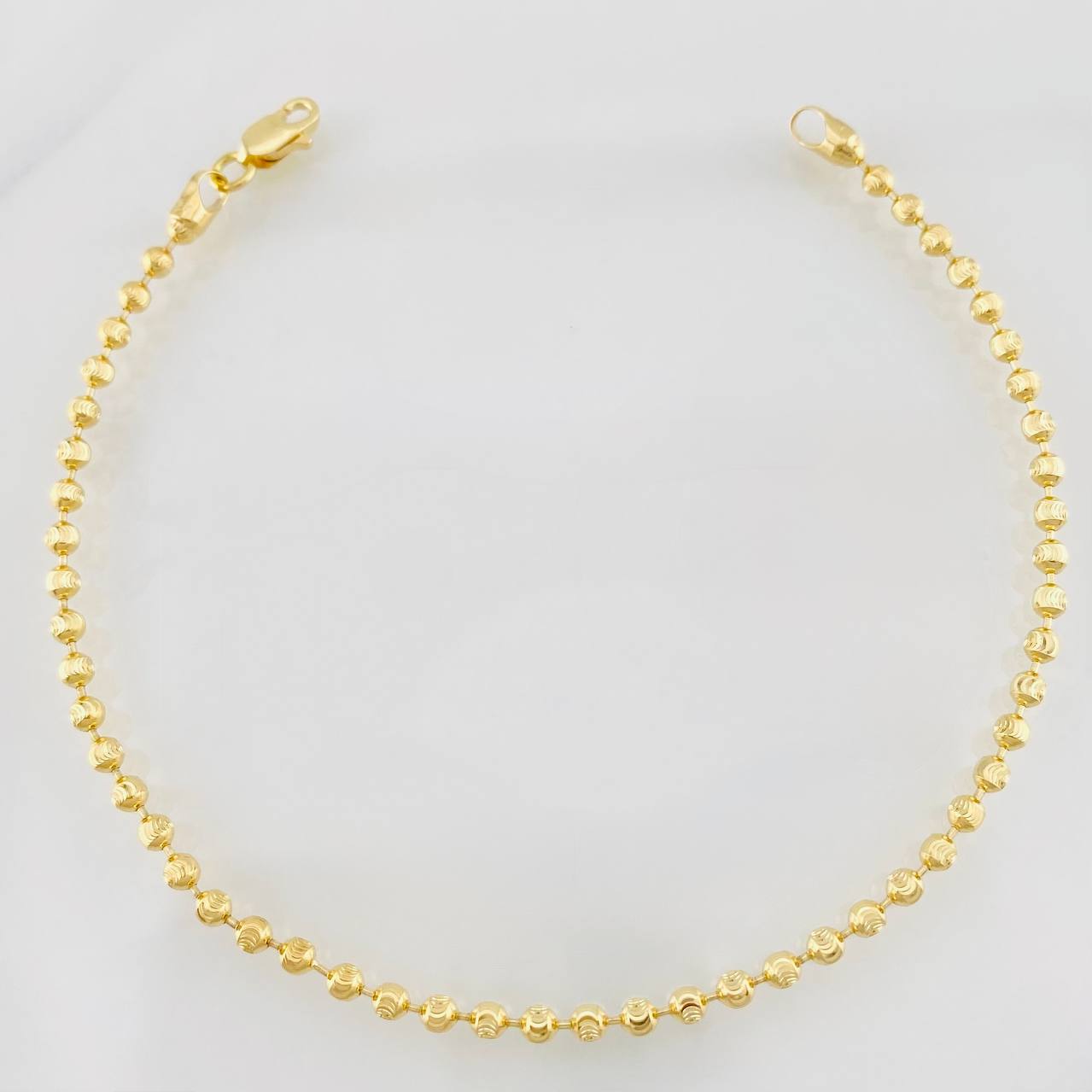 Pulso Militar 4.65g / 19.5cm / 3mm Oro Amarillo 18K