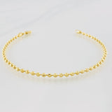 Pulso Militar Media Luna 4.65g / 19.5cm / 2.45mm Oro Amarillo 18K