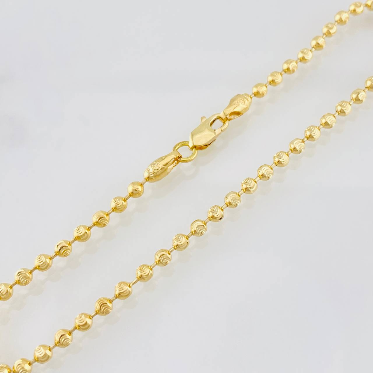 Pulso Militar Media Luna 4.65g / 19.5cm / 2.45mm Oro Amarillo 18K