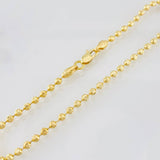 Pulso Militar Media Luna 4.65g / 19.5cm / 2.45mm Oro Amarillo 18K
