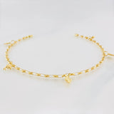 Tobillera GC 4.2g / 26cm / 3.25mm Oro Amarillo 18K
