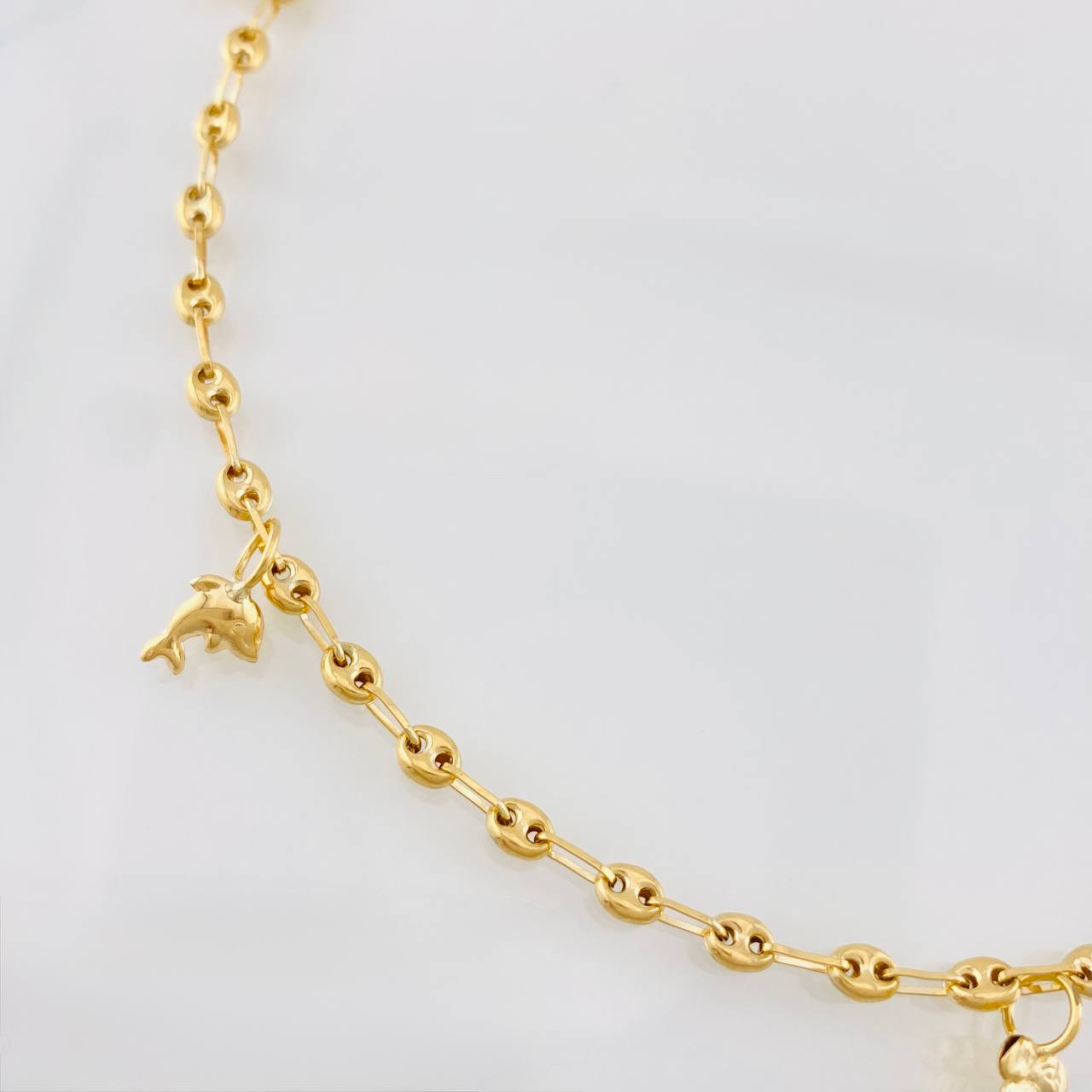 Tobillera GC 4.3g / 26.5cm / 3.35mm Oro Amarillo 18K