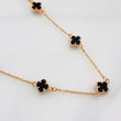 Cadena Trebol 4.6g / 50cm / 1.15mm Oro Rosa 18K
