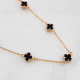 Cadena Trebol 4.6g / 50cm / 1.15mm Oro Rosa 18K