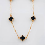 Cadena Trebol 4.6g / 50cm / 1.15mm Oro Rosa 18K