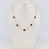 Cadena Trebol 4.6g / 50cm / 1.15mm Oro Rosa 18K