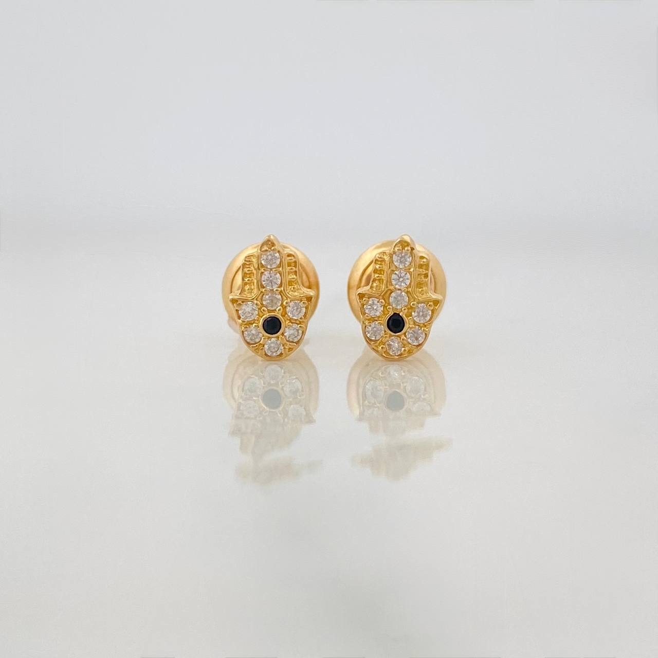 Topos Mano Hamsa 0.7g / 4.45mm Oro Amarillo 18K