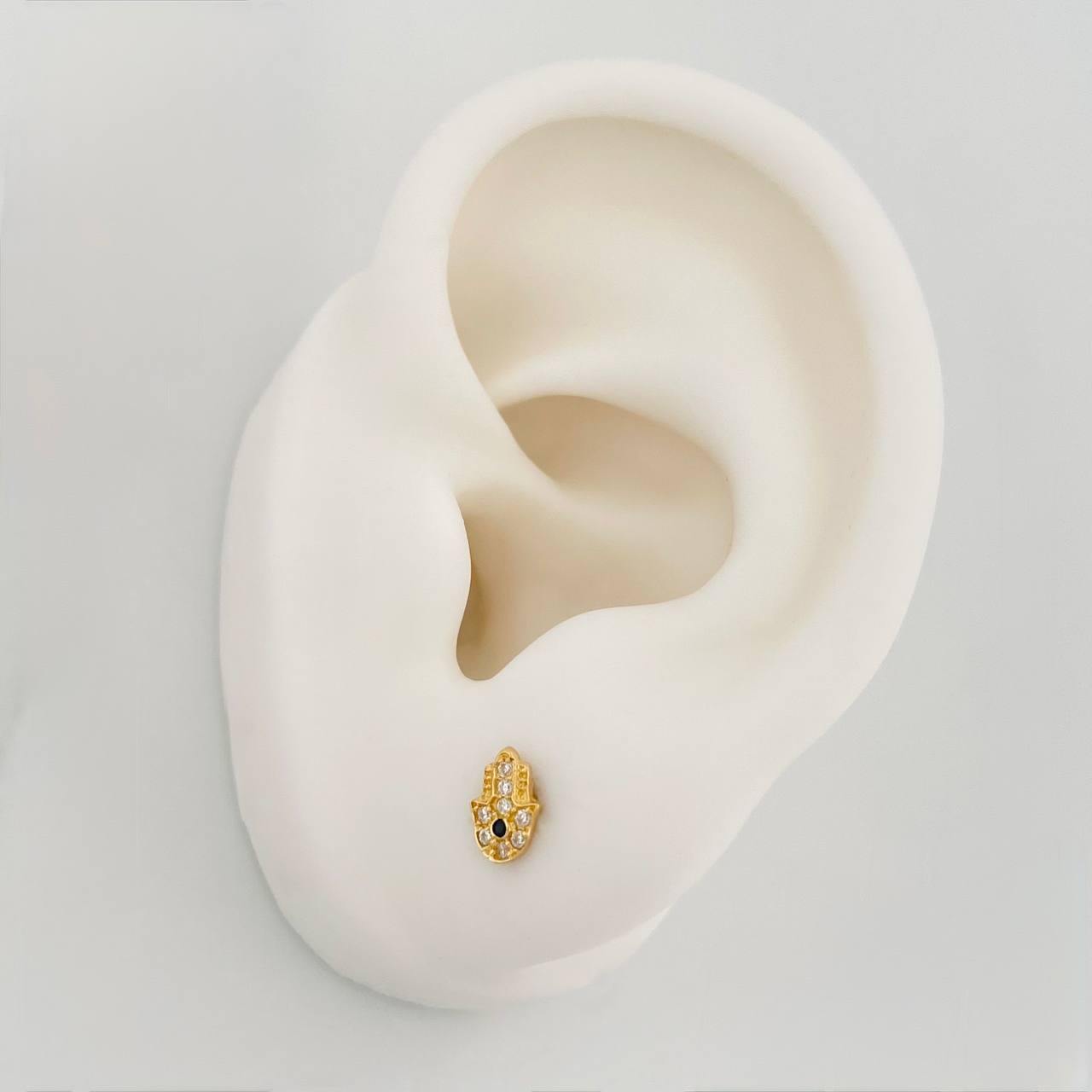 Topos Mano Hamsa 0.7g / 4.45mm Oro Amarillo 18K