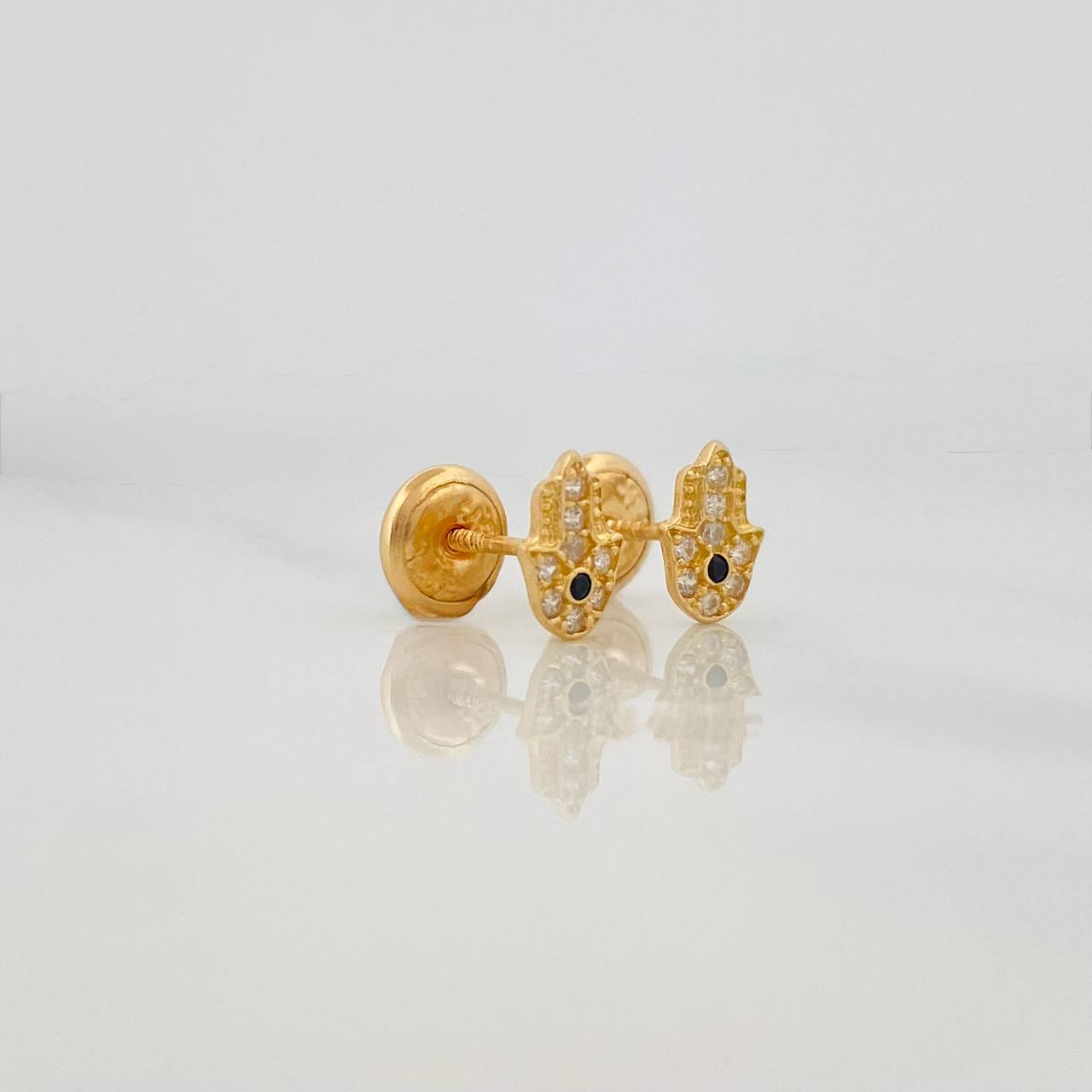 Topos Mano Hamsa 0.7g / 4.45mm Oro Amarillo 18K