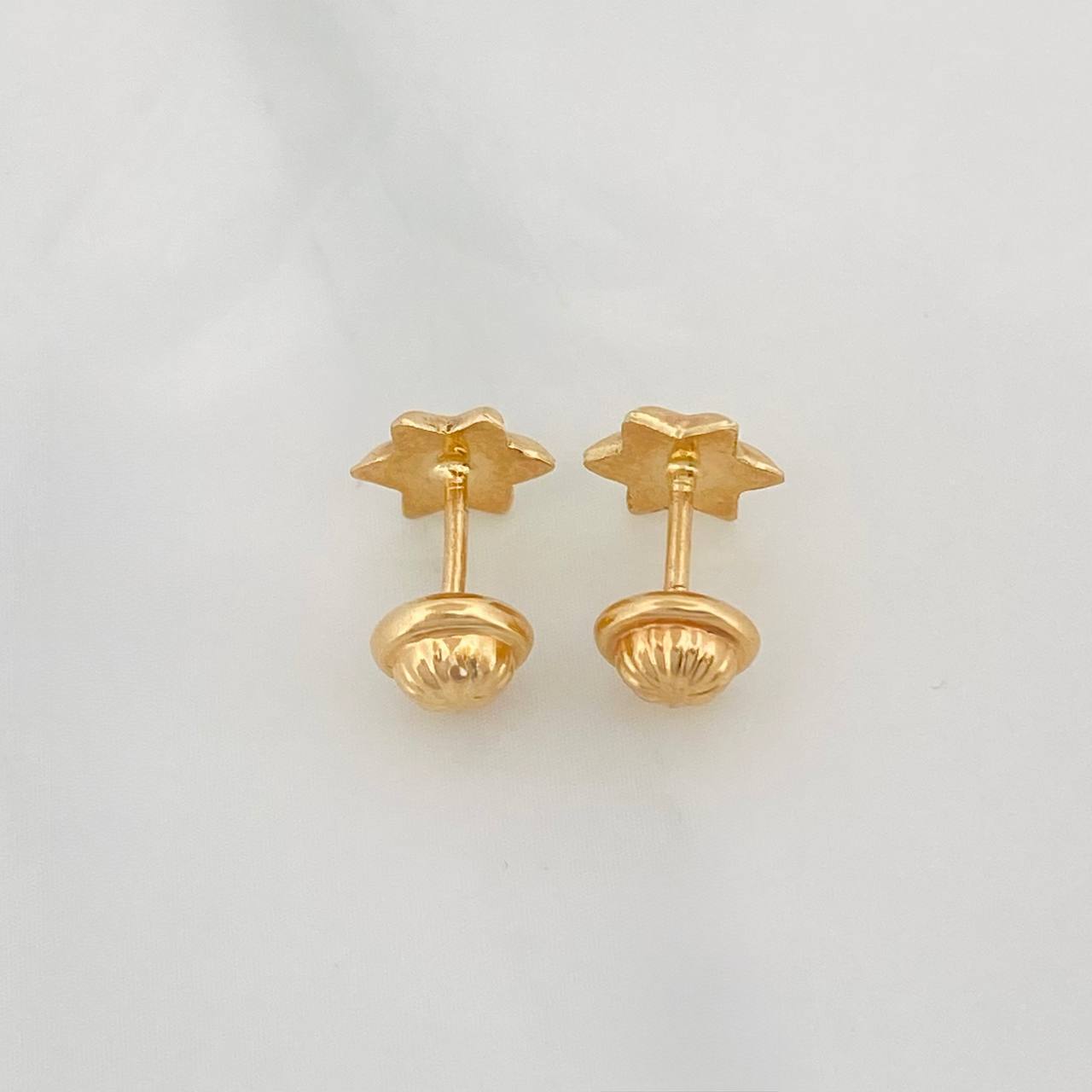 Topos Estrella de David 0.65g / 4.95mm Oro Amarillo 18K