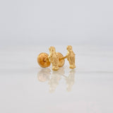 Topos Virgen Milagrosa 0.55g / 3.97mm Oro Amarillo 18K