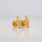 Topos Virgen Milagrosa 0.65g / 4.98mm Oro Amarillo 18K