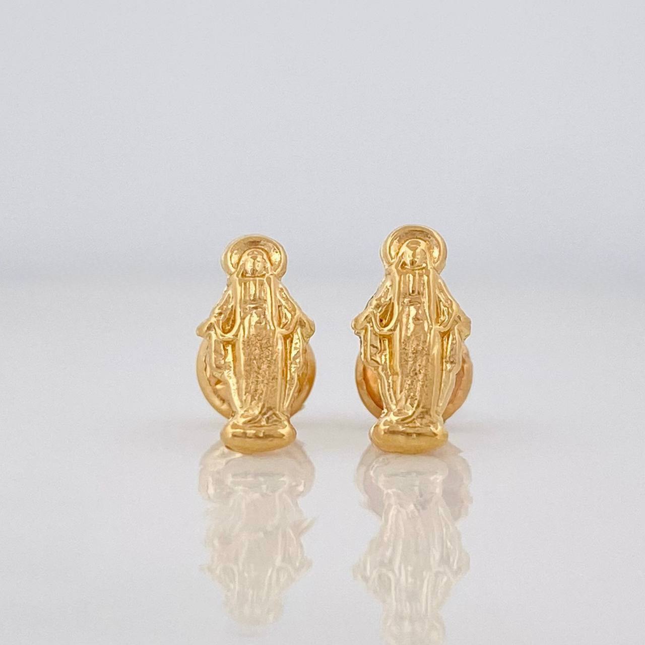 Topos Virgen Milagrosa 0.65g / 4.98mm Oro Amarillo 18K