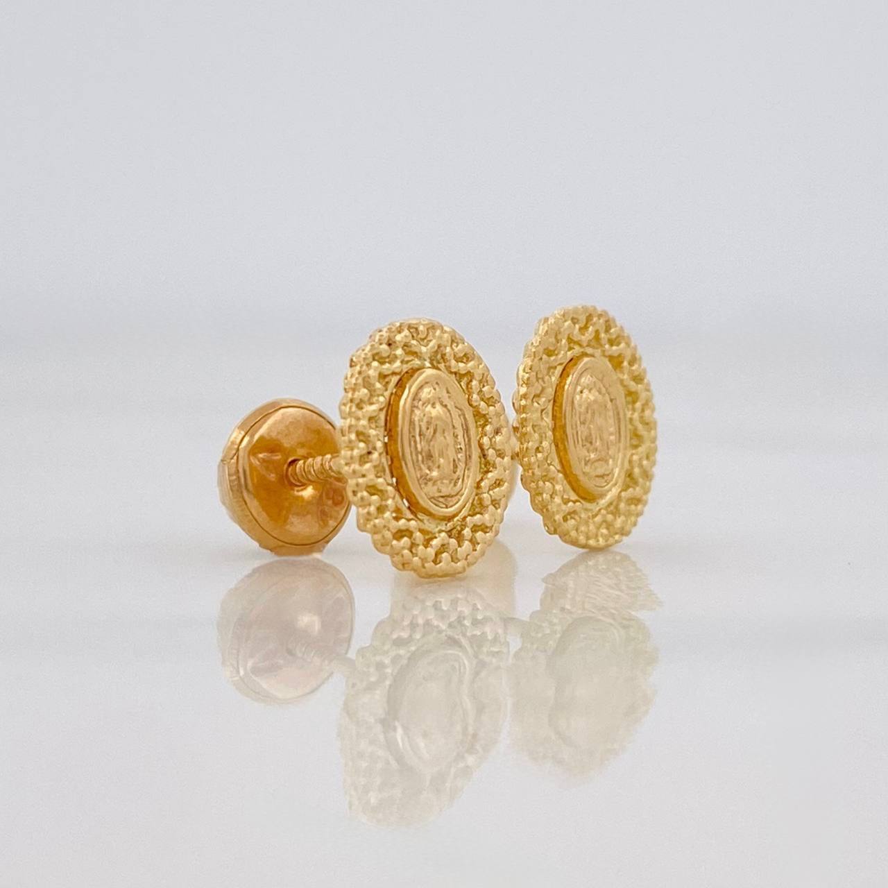 Topos Virgen de Guadalupe 1.2g / 5.74mm Oro Amarillo 18K