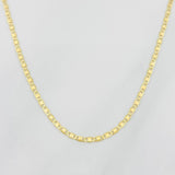 Cadena Escalera Plana 1.55g / 45cm / 1.4mm Oro Amarillo 18K