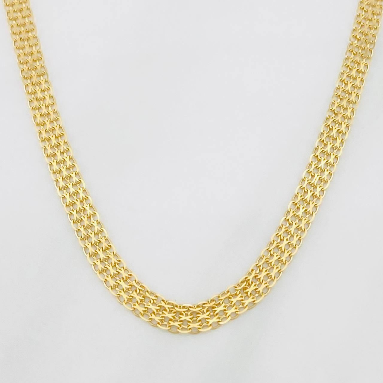 Cadena China 6.9g / 50cm / 4.3mm Oro Amarillo 18K