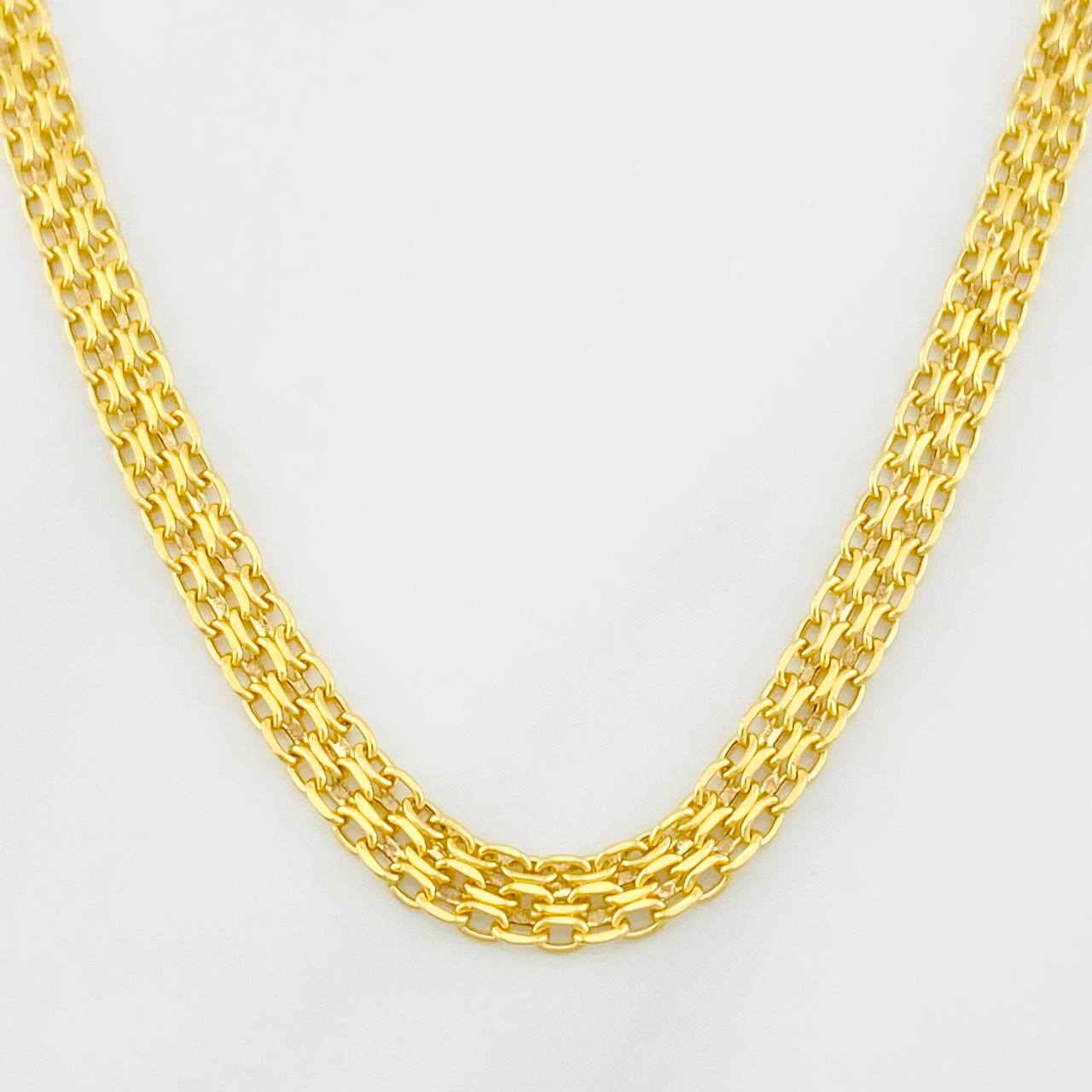 Cadena China 4.65g / 50cm / 3.7mm Oro Amarillo 18K