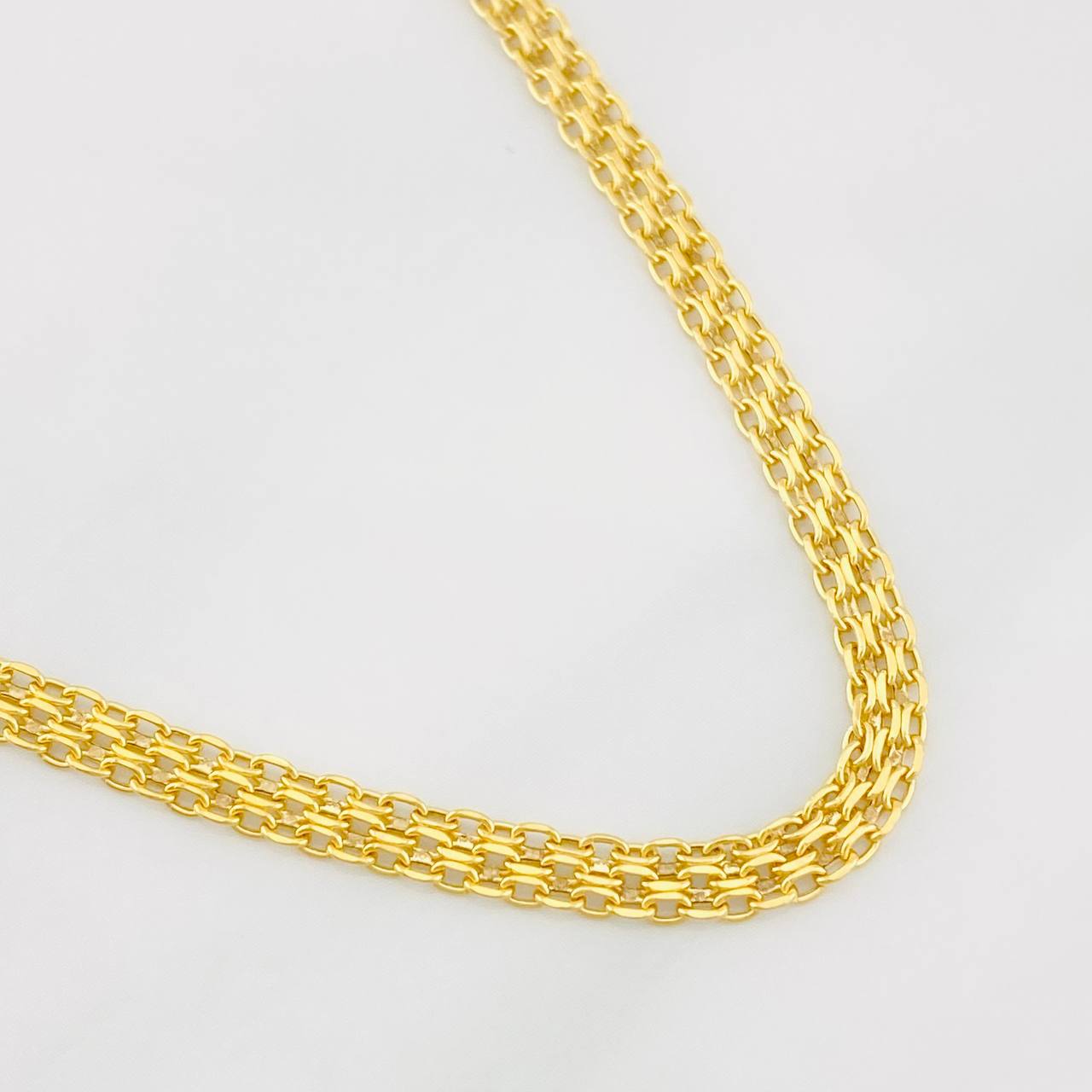 Cadena China 4.65g / 50cm / 3.7mm Oro Amarillo 18K