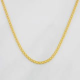 Cadena China 3.15g / 60cm / 1.5mm Oro Amarillo 18K