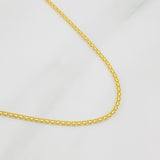 Cadena China 3.15g / 60cm / 1.5mm Oro Amarillo 18K