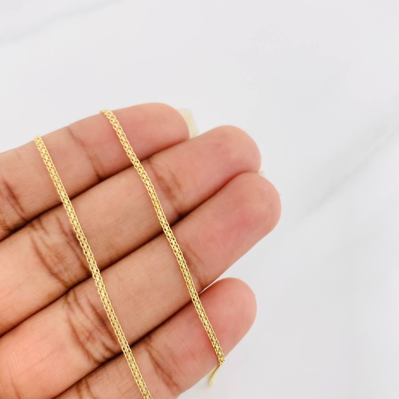 Cadena China 3.15g / 60cm / 1.5mm Oro Amarillo 18K