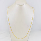 Cadena China 3.15g / 60cm / 1.5mm Oro Amarillo 18K
