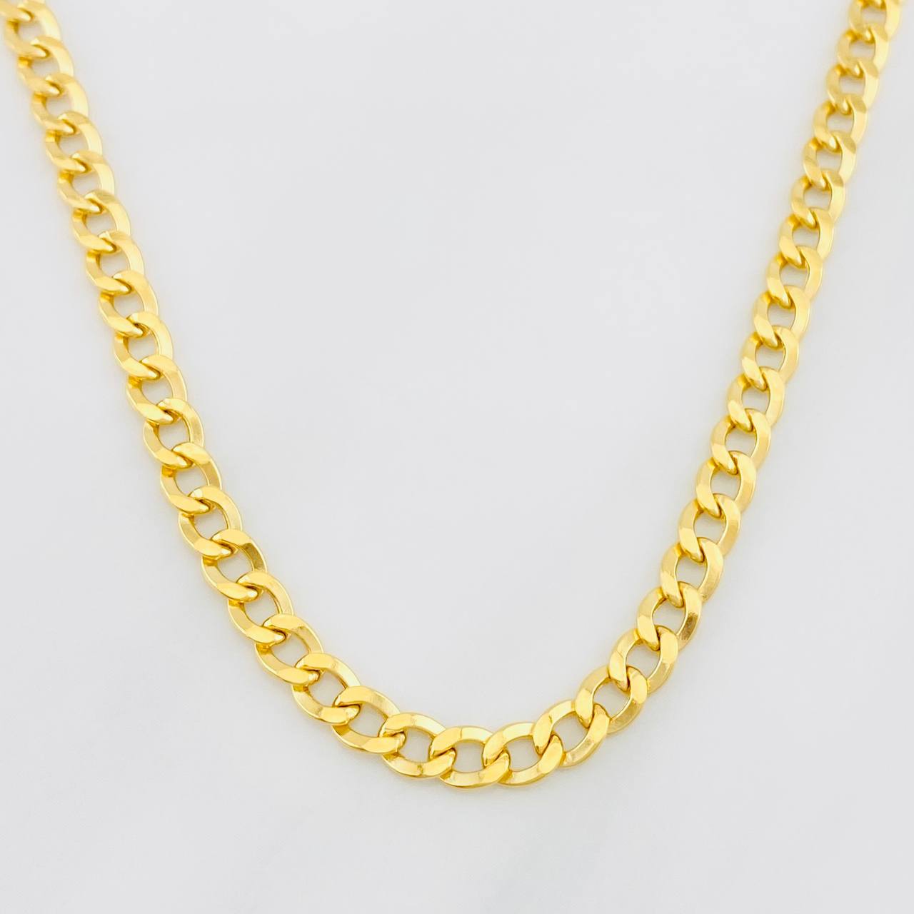 Cadena Cubana 10.25g / 60cm / 4.16mm Oro Amarillo 18K