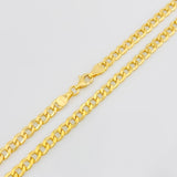 Cadena Cubana 10.25g / 60cm / 4.16mm Oro Amarillo 18K